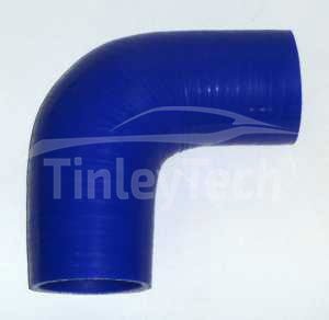 Silicone Hose - 90° - 150 mm - 70/63mm - Blue
