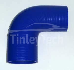 Silicone Hose - 90° - 150 mm - 80/70mm - Blue