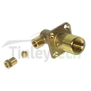 UK bayonet filler (90°) - 8mm outlet