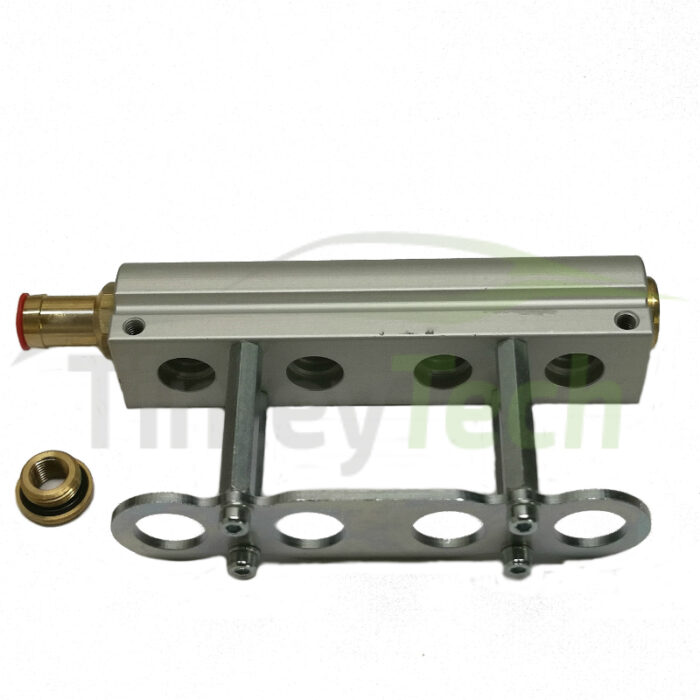 Hana Injector Rail Body - 4-cylinder - Aluminium | LPG Auto Supplies